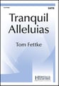 Tranquil Alleluias SATB choral sheet music cover